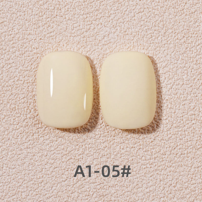 Ice Penetration Flesh Colored Milk Tea Apricot Color Nail Polish