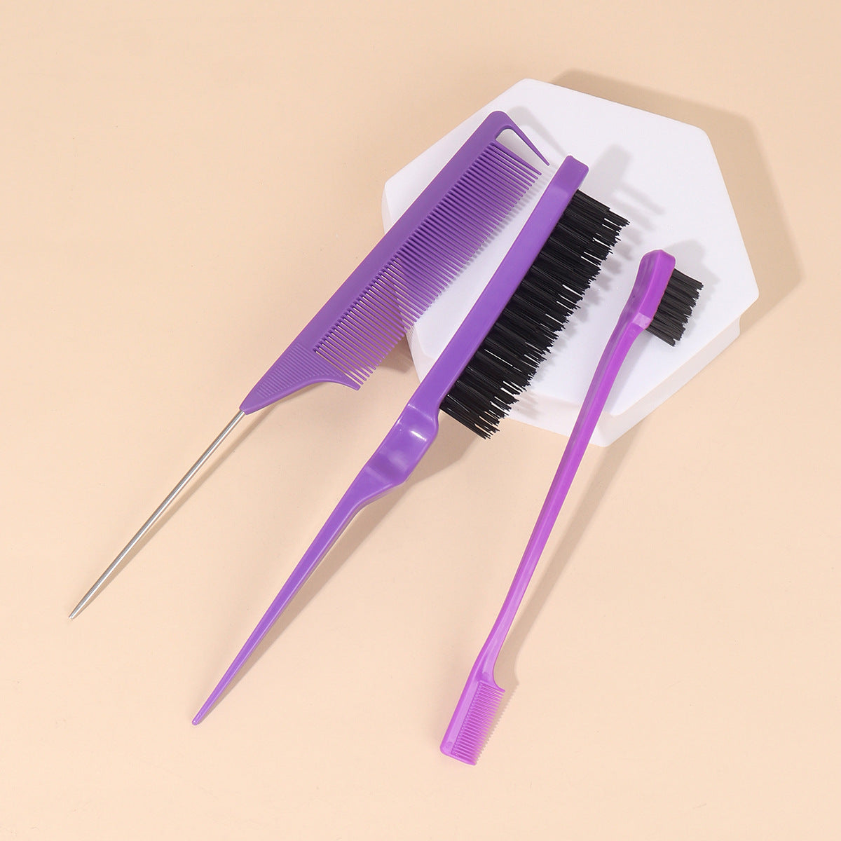 Control Eyebrow Brush Broken Modification Steel Needle Updo Pointed Hair Brushes & Combs