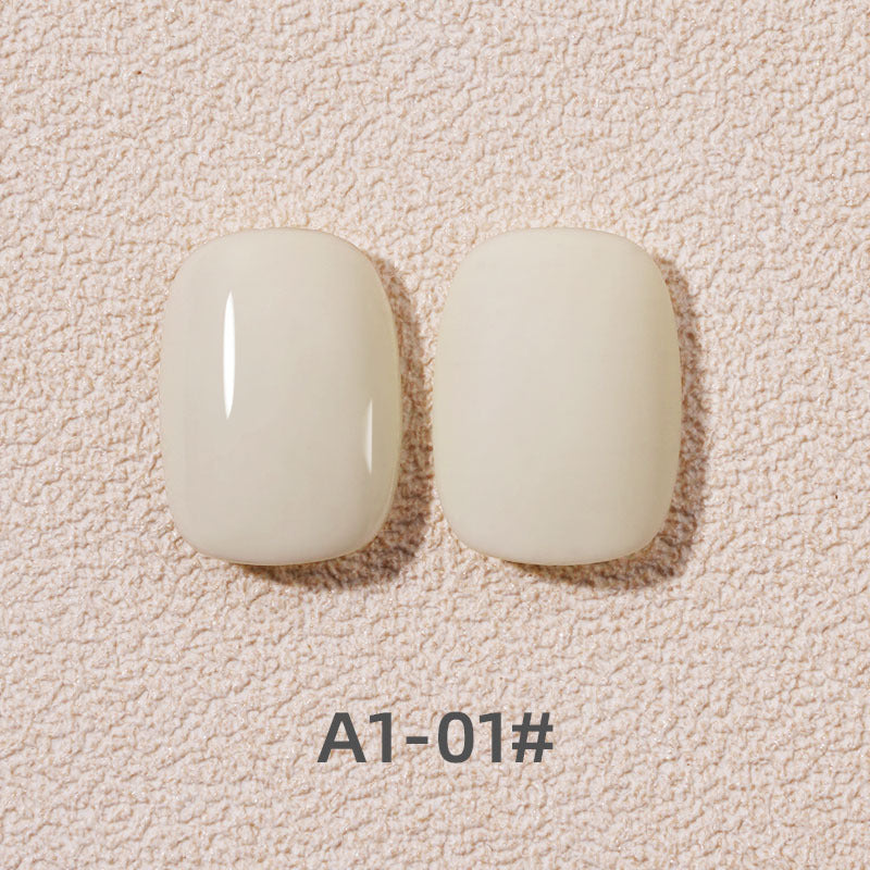 Ice Penetration Flesh Colored Milk Tea Apricot Color Nail Polish