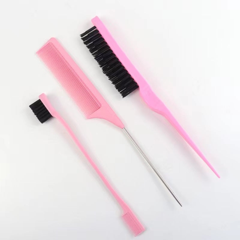 Sets Fluff Steel Needle Tail Duckbill Clip Hair Brushes & Combs