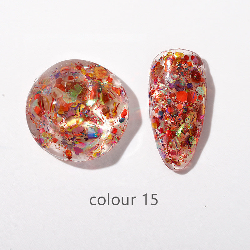 Beauty Gel Mini Color Large Sequins Nail Polish