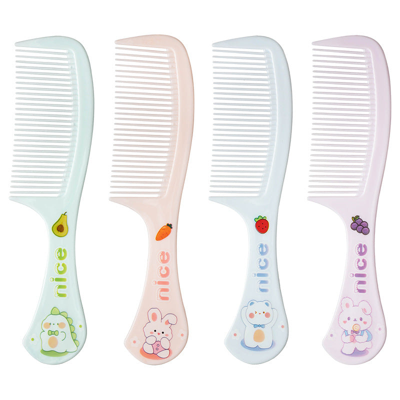 Women's Printed For Only Long Household Cute Hair Brushes & Combs