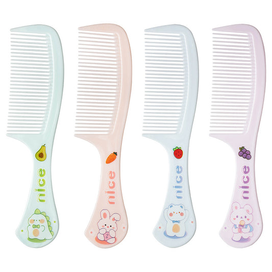 Women's Printed For Only Long Household Cute Hair Brushes & Combs