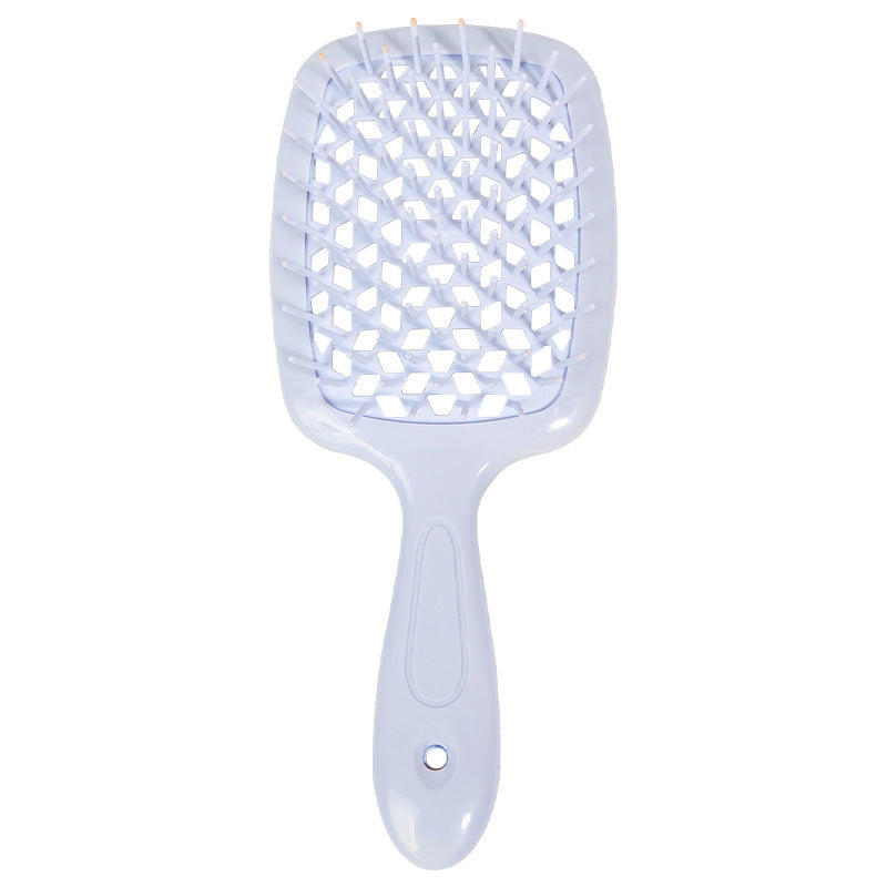 Play Beauty Hollow Mesh Massage Hairdressing Shape Plaid Salon Hair Brushes & Combs