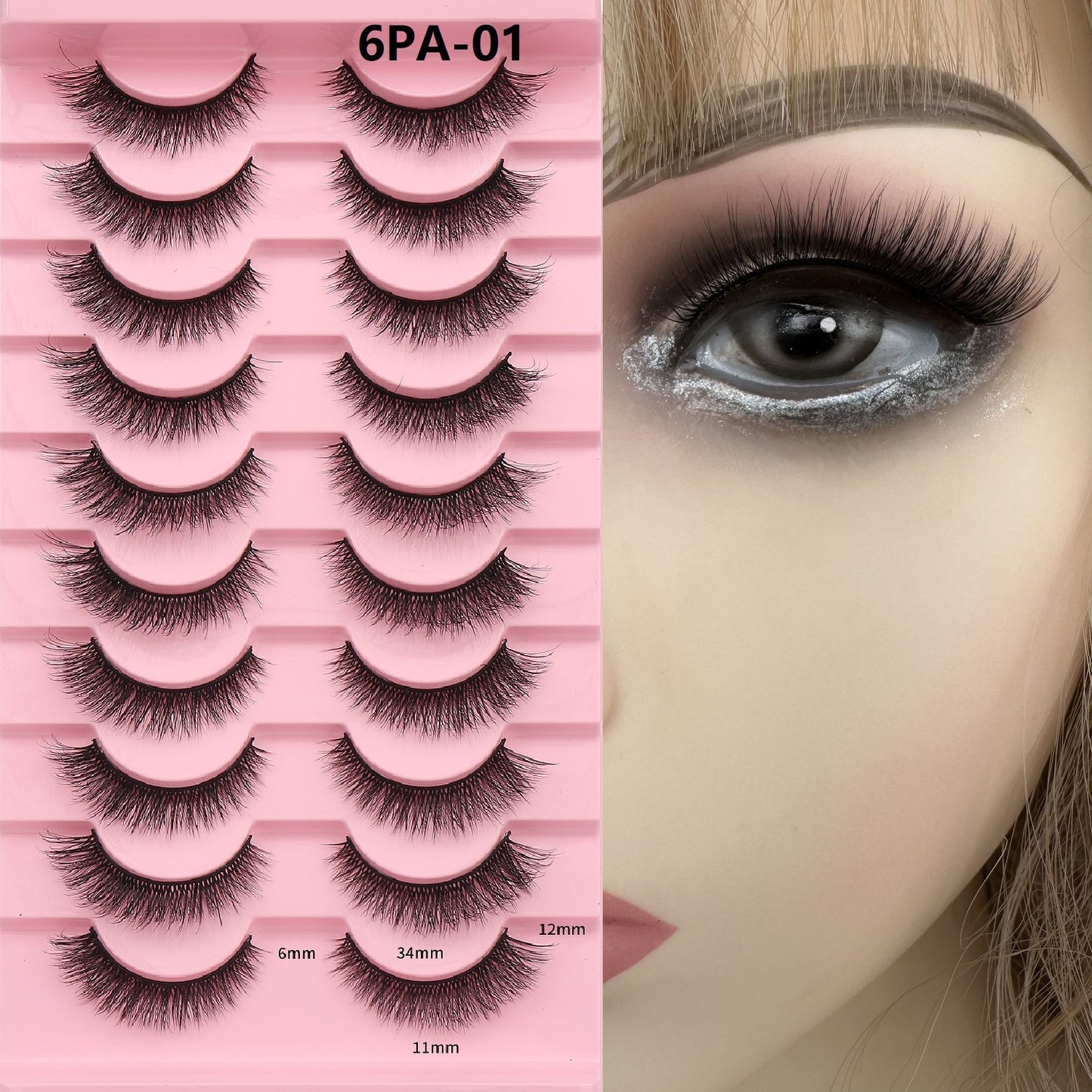 Of Cat Eyes Eyelash Thick Hard False Lashes