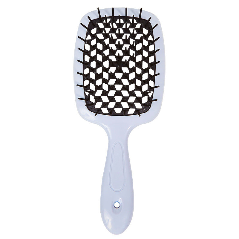 Play Beauty Hollow Mesh Massage Hairdressing Shape Plaid Salon Hair Brushes & Combs