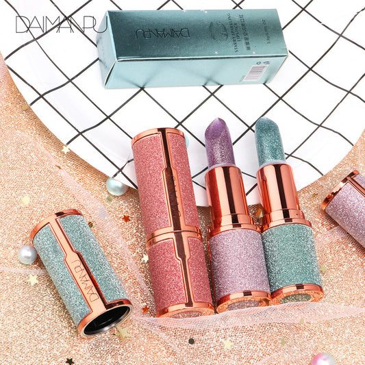 Starry Sky Shiny Jelly Cute Pink Lipsticks