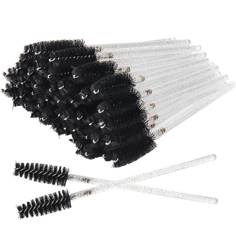 Wholesale Crystal Spiral Mascara Brush Extremely Fine Eyelash Wedding Makeup Brushes Accessories