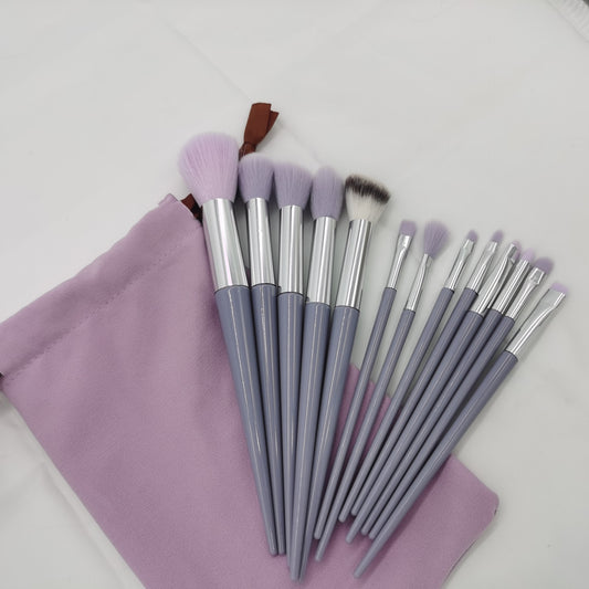 Beginner Four Green Full Small Purple Makeup Brushes Accessories