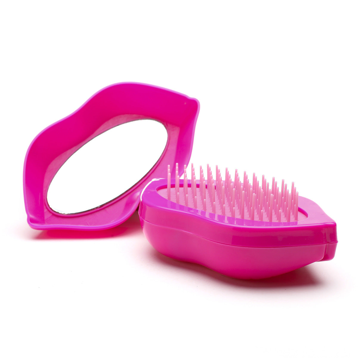 Comfortable Plastic Hairdressing Portable Tangle Massage Hair Brushes & Combs