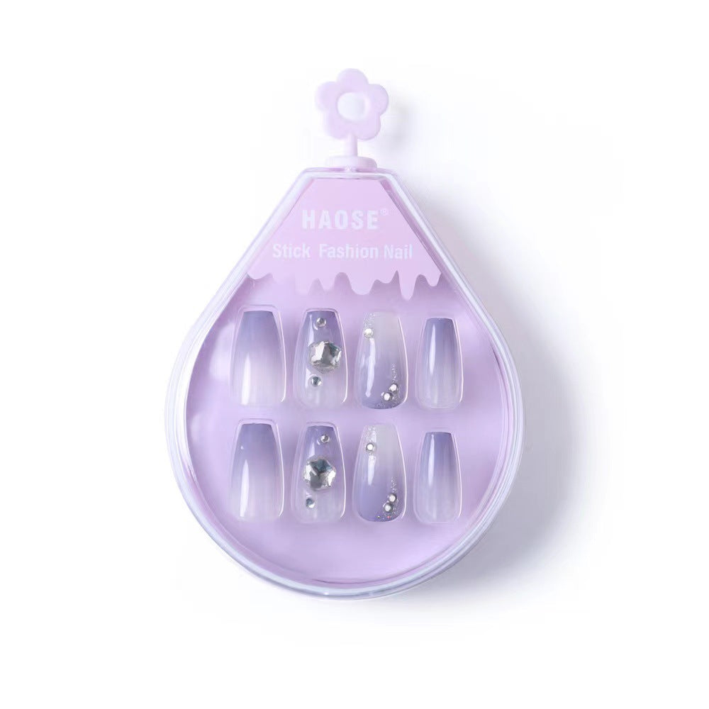 Soft Detachable Repeated Use Jelly Piece Nail Stickers