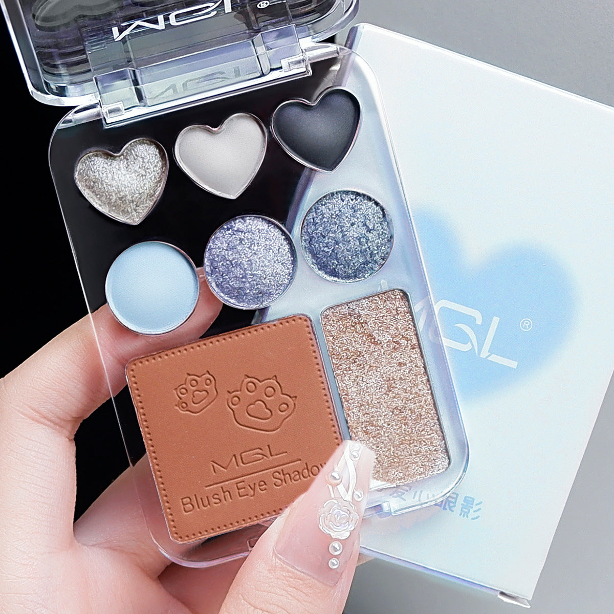 Love Shadow Plate Korean Sweet Shimmer Eyeshadow