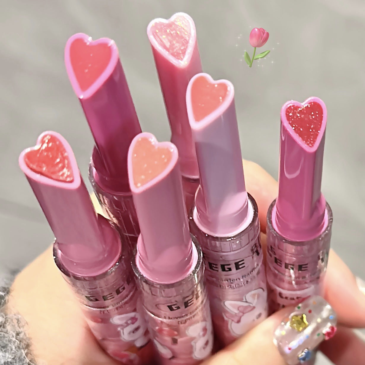 Box Garden Powder Gloss Mirror Water Lipsticks