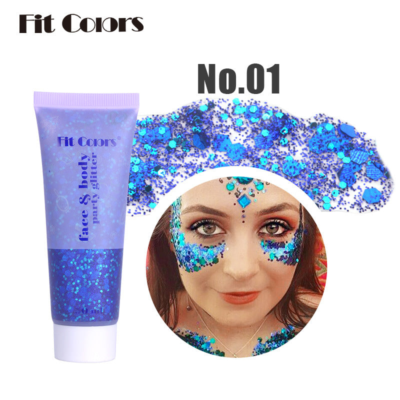 Gel Mermaid Scales Body Stage Polarized Eyeshadow