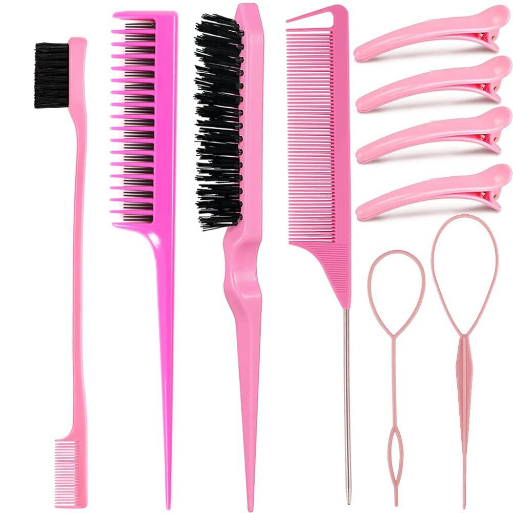 Household Hairdressing Fixed Mouse Hit Pointed Tail Hair Brushes & Combs