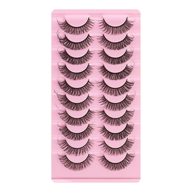 Warped Russian Curly Large Curved Thick False Lashes