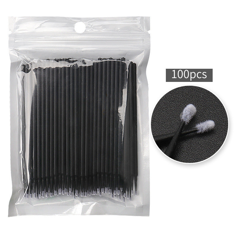 Eyelash Cotton Swab Disposable Swabs Small Head False Lashes