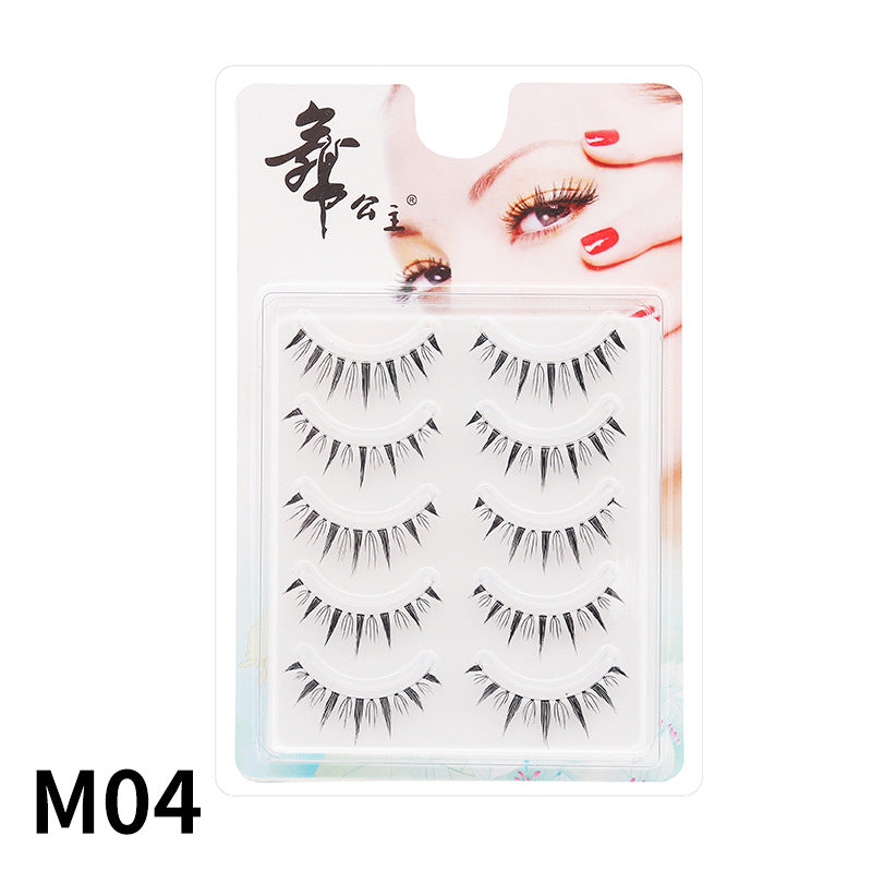 Women's Dance Princess Eyelash Single Fish Line Stem False Lashes