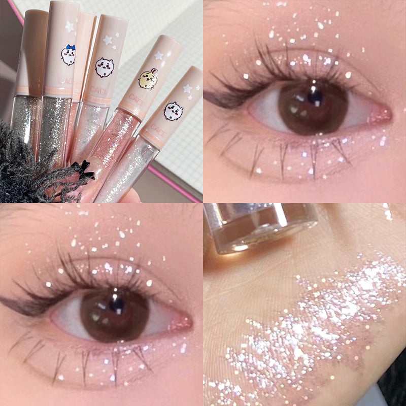 Thin Glittering Liquid Shadow Highlight Girlish Eyeshadow