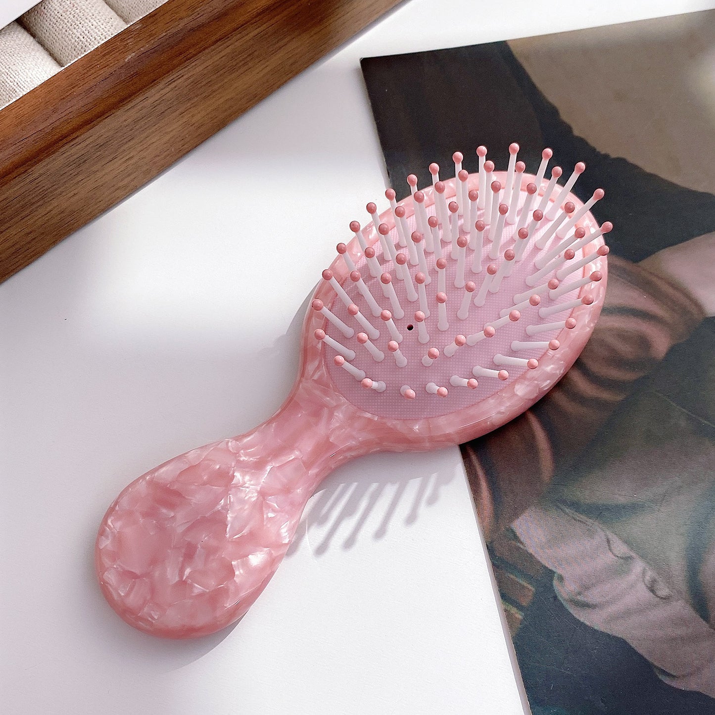 French Retro Cellulose Acetate Sheet Home Hair Brushes & Combs