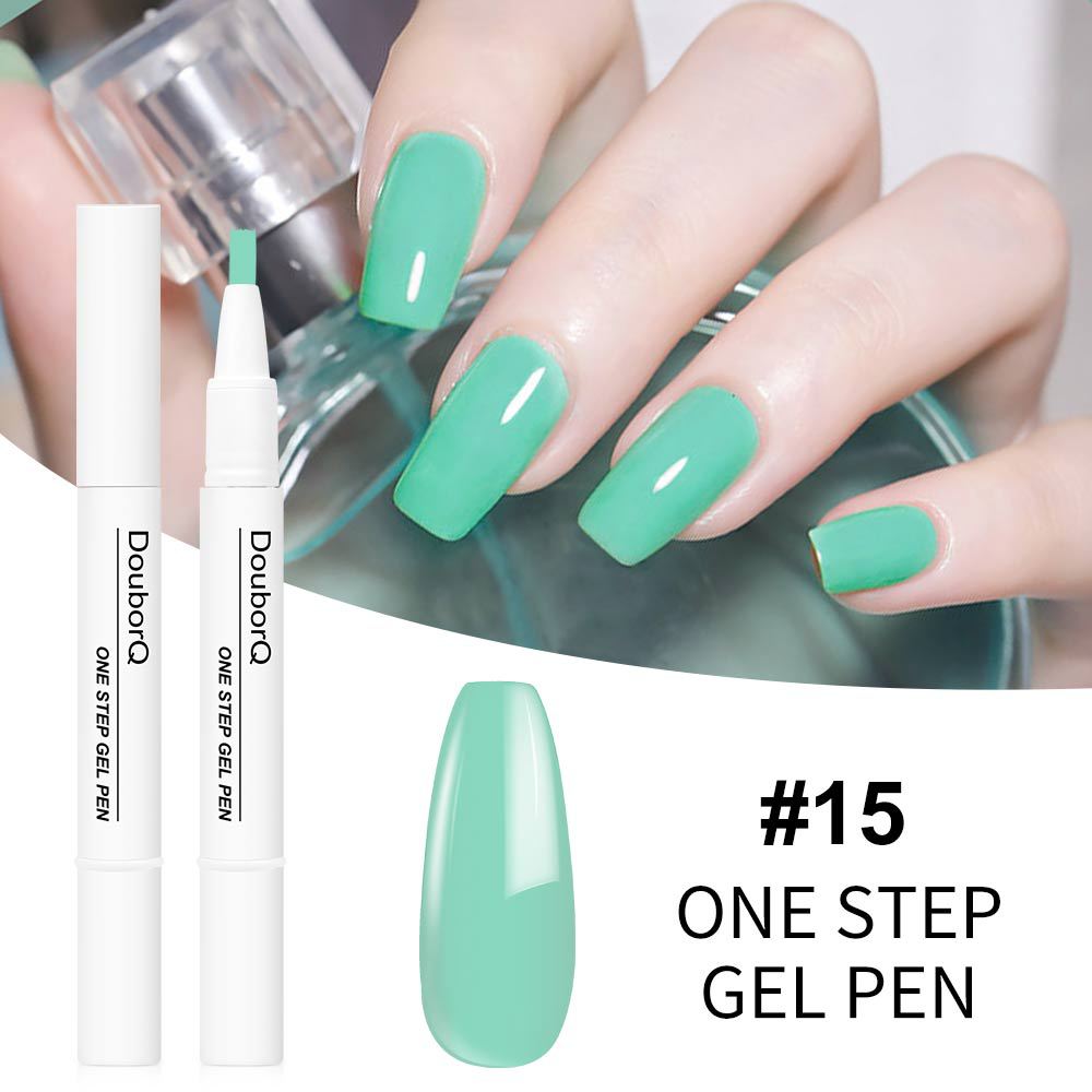 Manicure One Step Glue Pen-shaped Gel Nail Polish