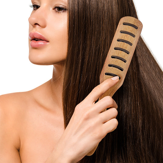 Women's & Men's Bristle Tangle Bamboo Vent For Greasy Hair Brushes & Combs