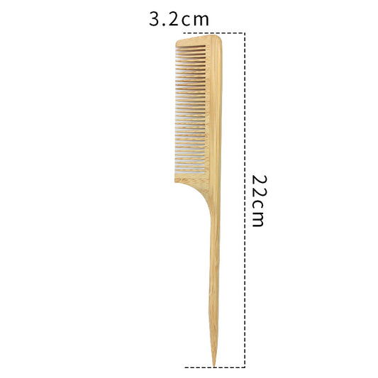 Pretty Elegant Slouchy Bamboo Stitching Hairdressing Hair Brushes & Combs