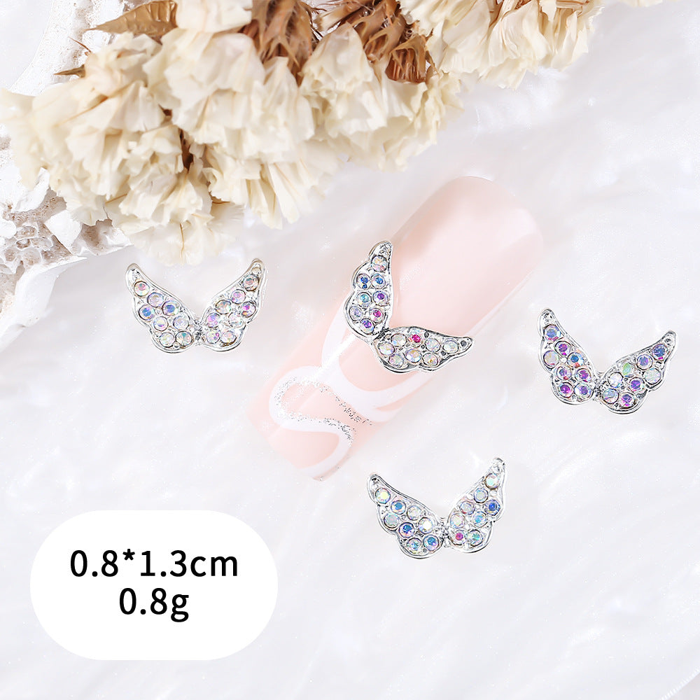 Angel Wings Alloy Ornament Cute Decoration Nail Care Nail Art