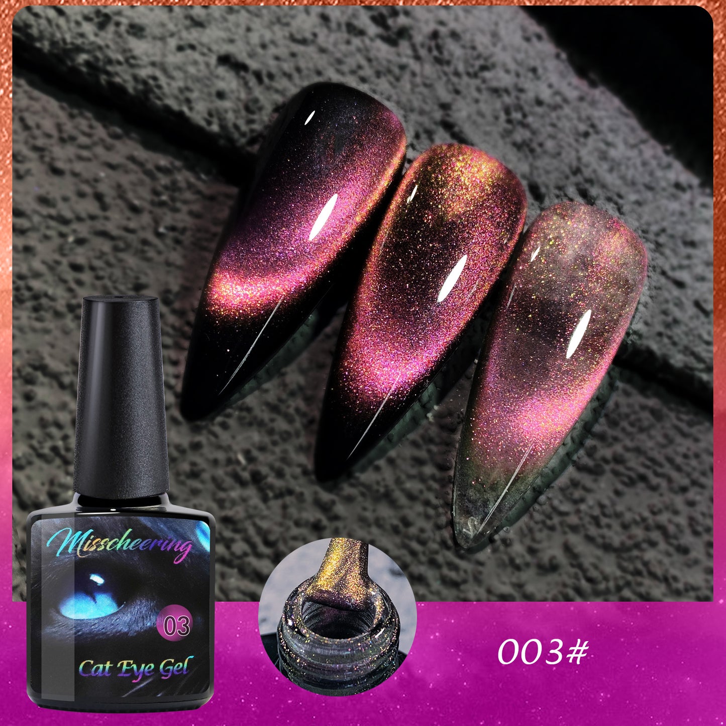 Dream Dynamic Crystal Cat Series Gel Flash Nail Polish