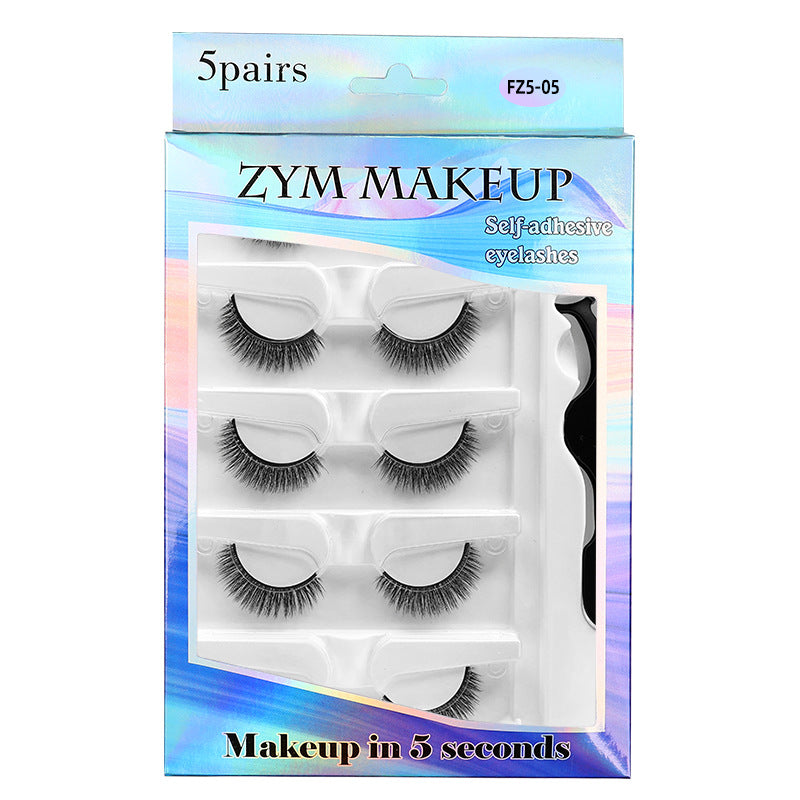 Pairs Of Handmade Eyelashes Natural Sharpening False Lashes