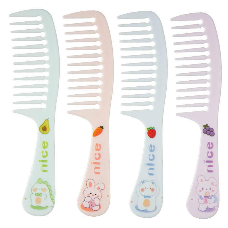 Women's Printed For Only Long Household Cute Hair Brushes & Combs