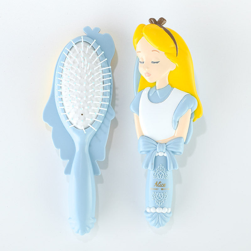 Plastic Airbag Massage Bow Polka Dot Hair Brushes & Combs