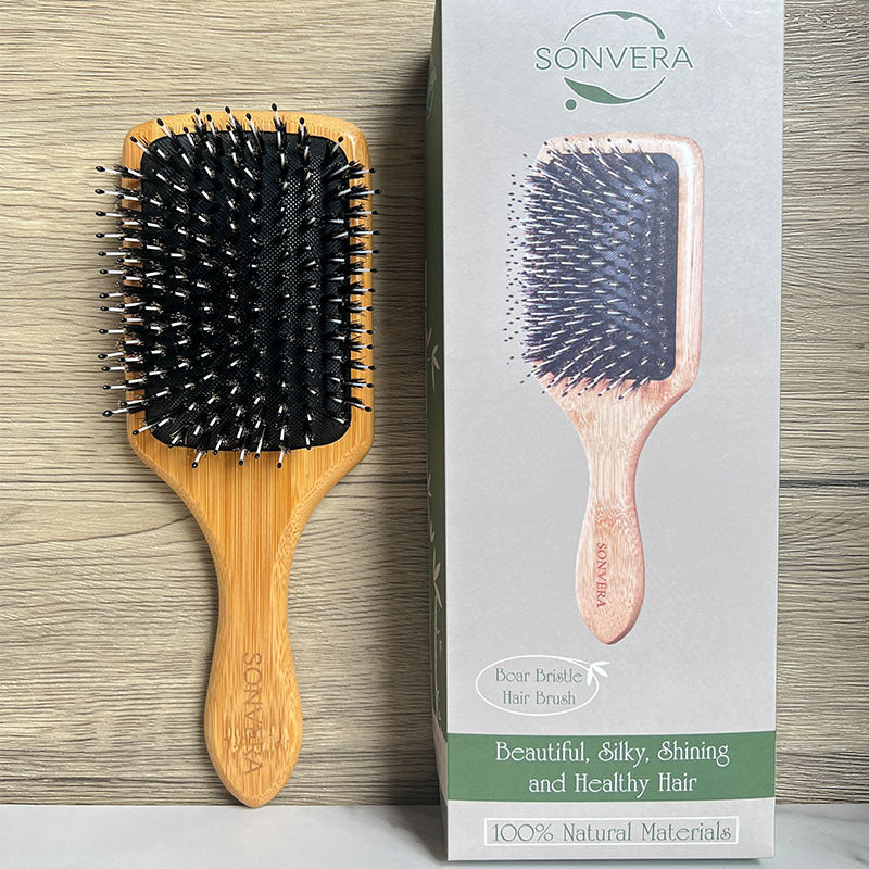 Smooth Fluffy Bristle Air Cushion Hairdressing Bamboo Hair Brushes & Combs