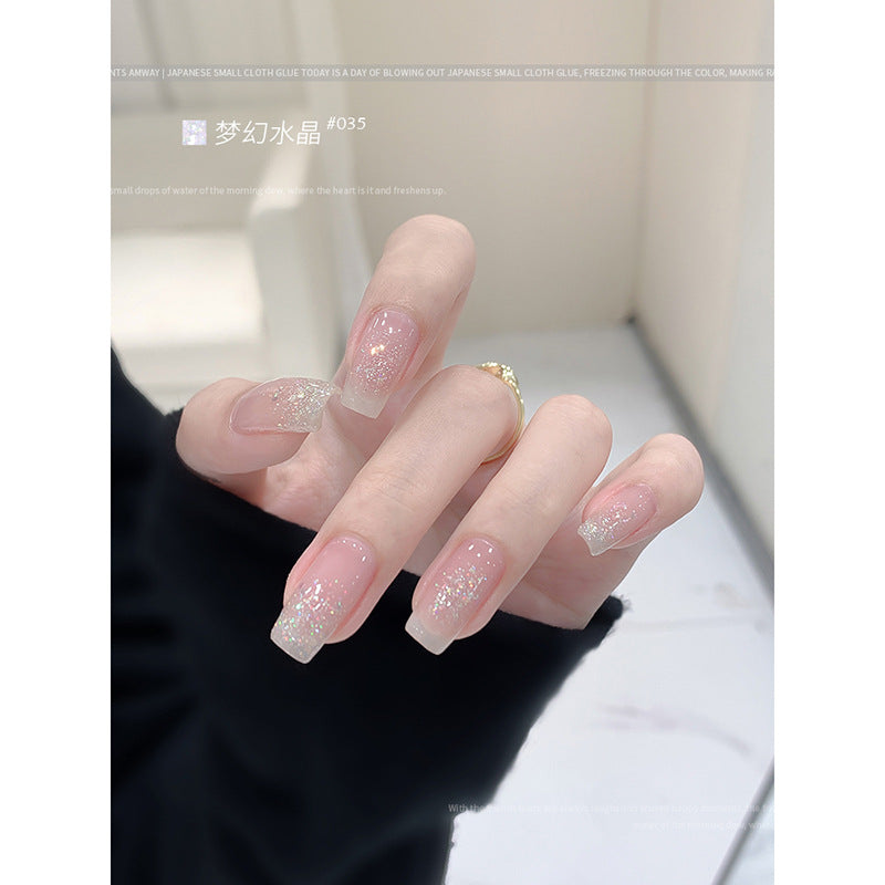 Popular Milky White Nude Color Cherry Nail Polish