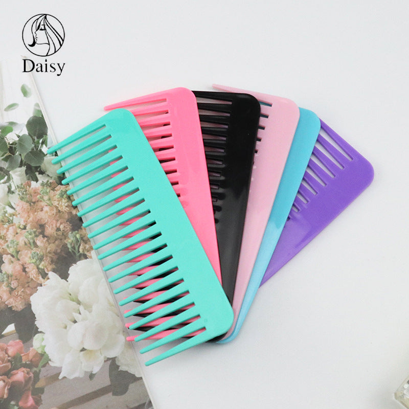 Long Tooth Household Ms. Tangle Plastic Thickened Glossy Hair Brushes & Combs