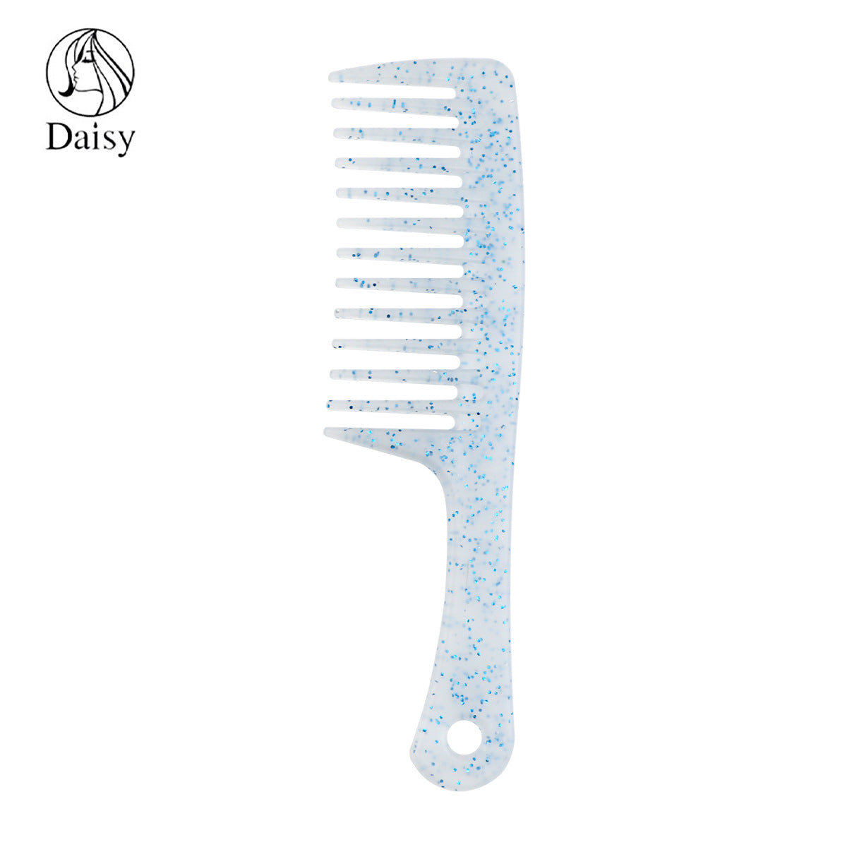 Large Tooth Ms. Long Plastic Handle Hair Brushes & Combs