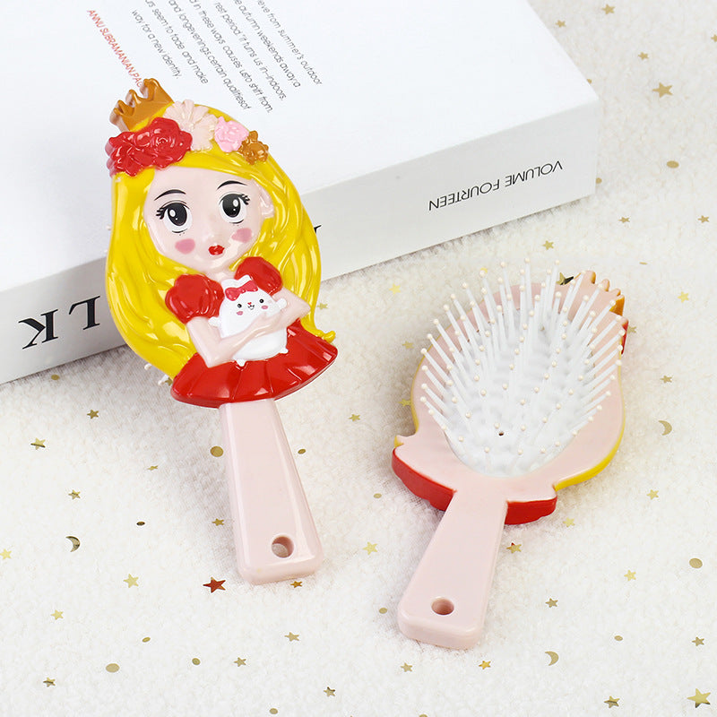 Hairdressing Mermaid Plastic Hairbrush Cartoon Airbag Hair Brushes & Combs