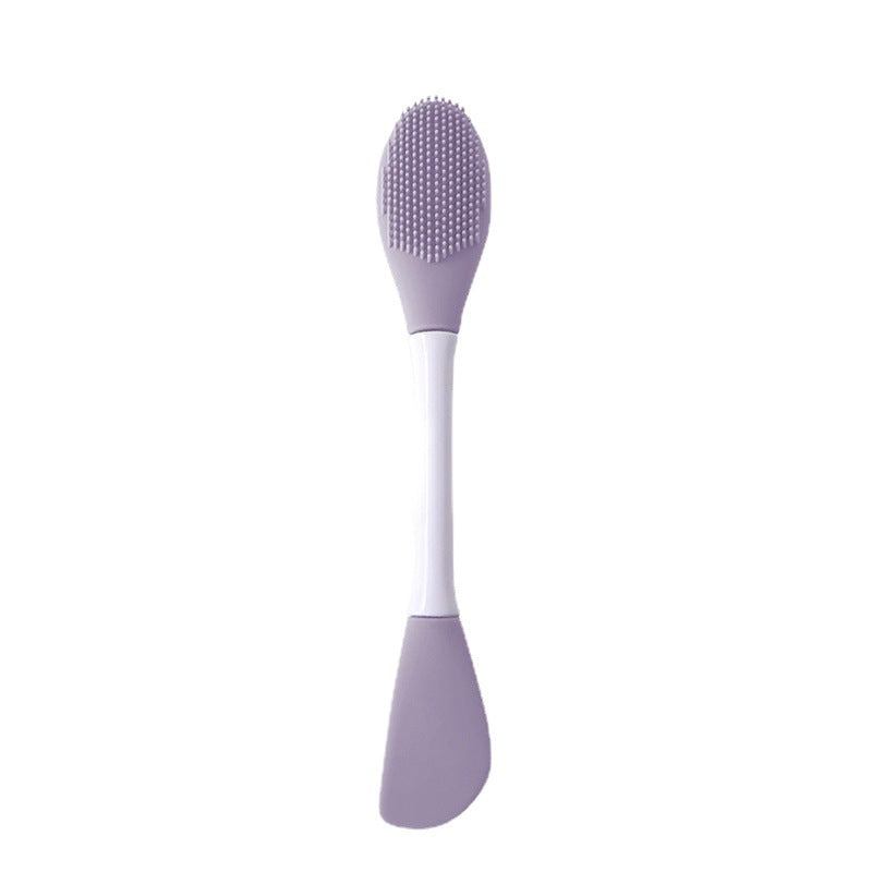 Silicone Double-headed Facial Brush Mask Cleansing Smear Cleaning Makeup Brushes Accessories