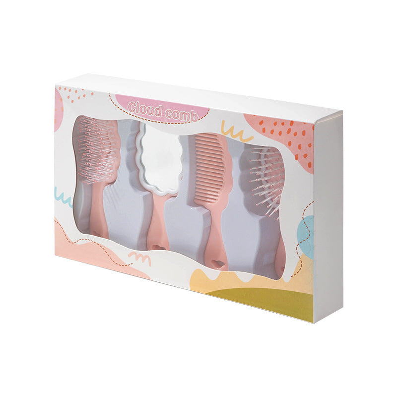 Cloud Mirror Airbag Rib Gift Box Hair Brushes & Combs