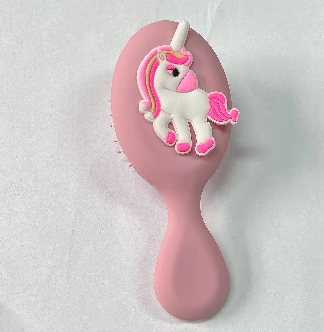 Special Portable Small Green Cartoon Cute Hair Brushes & Combs