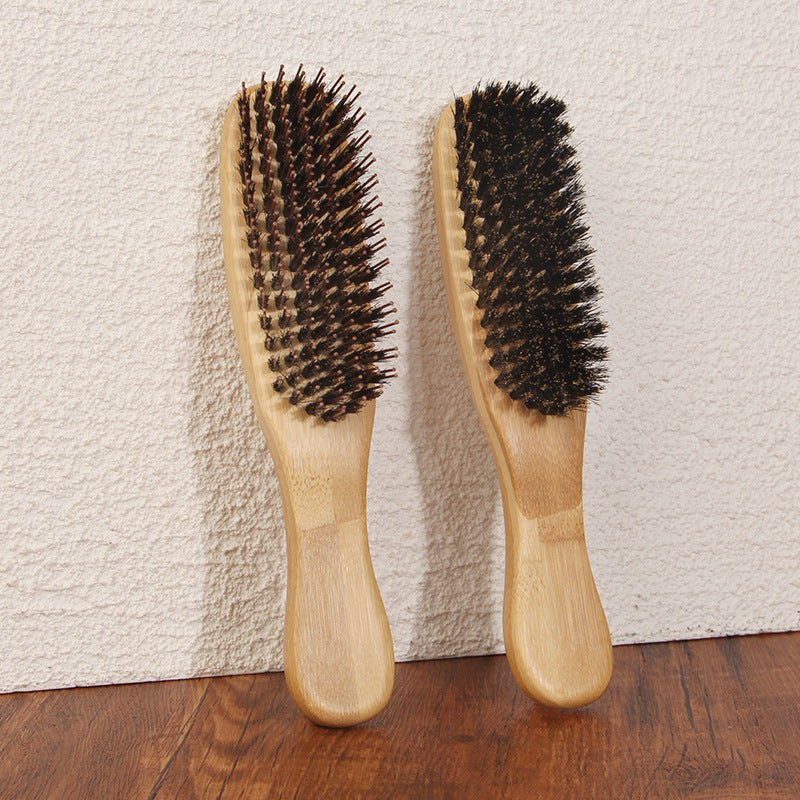 Women's & Men's Greasy Bamboo Shaving Brush Bristle Tangle Hair Brushes & Combs