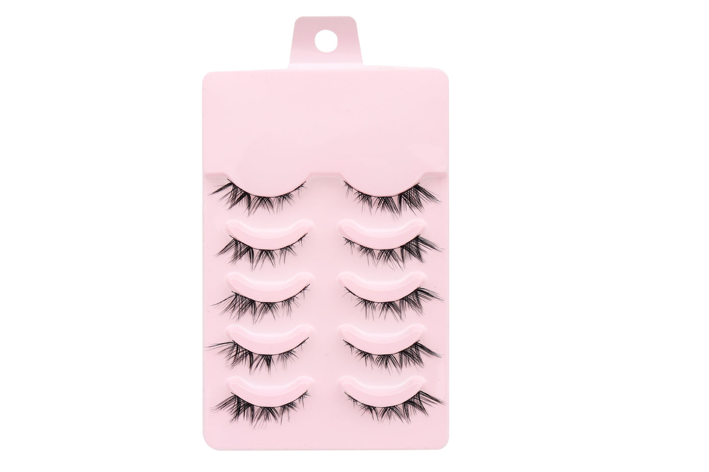 Pink Cartoon Triple Big Surgery Little Devil Natural Long False Lashes