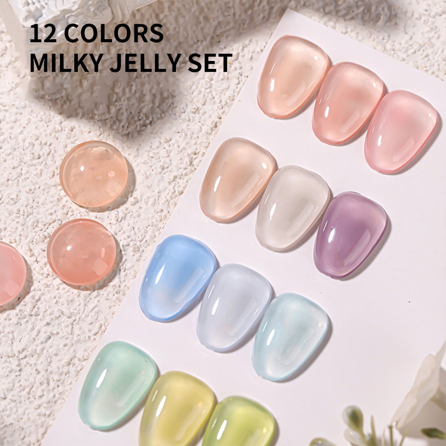 Series Clear Solid Summer Ice Transparent Nail Polish