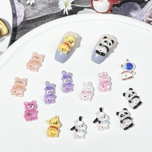 Ornament Thin Glittering Hip Pooh Pacha Nail Care Nail Art