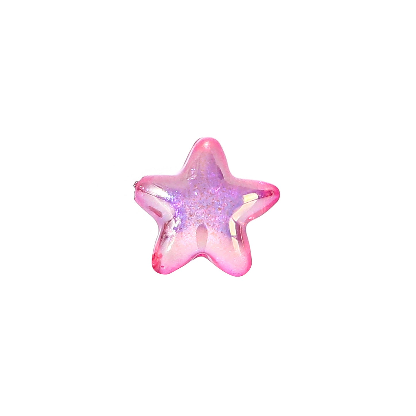 Star Ornament Electroplating Three-dimensional Pearlescent Resin Nail Care Nail Art