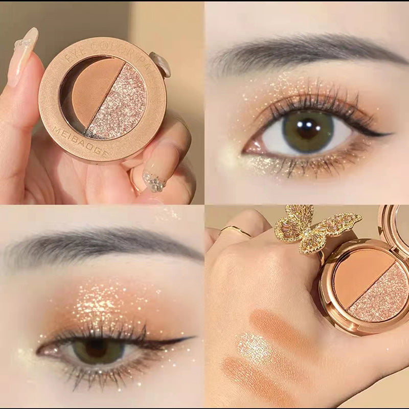 Earth Color Not Smudge Matte Gold Eyeshadow