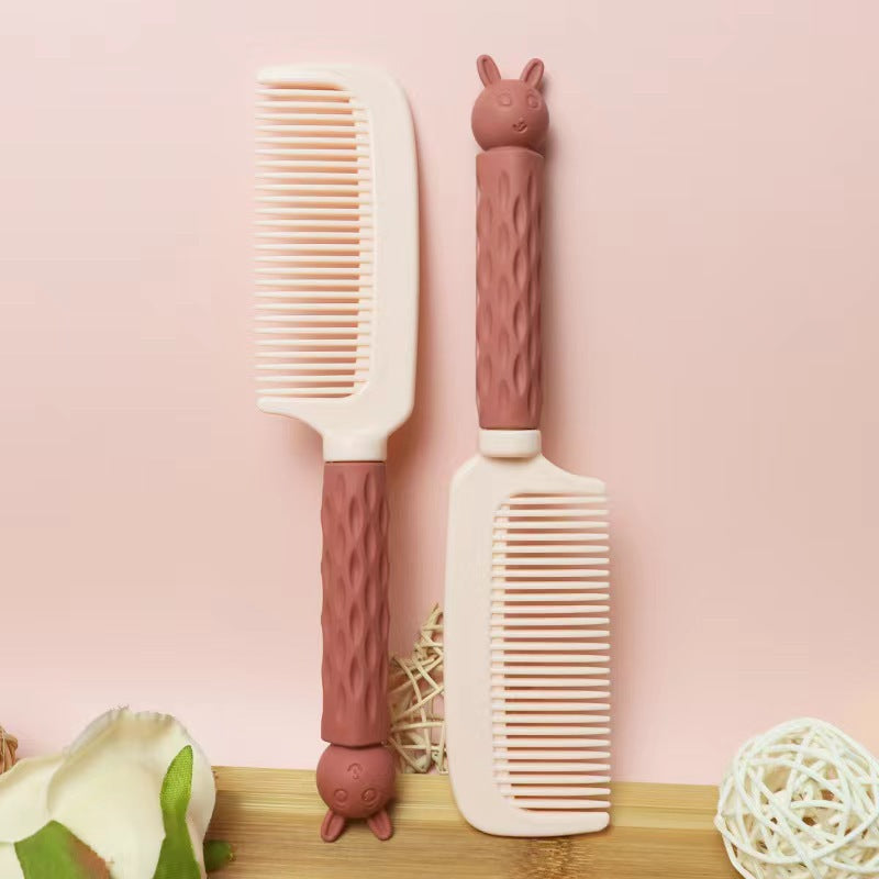 Style Adult Curly Plastic Cartoon Soft Hair Brushes & Combs