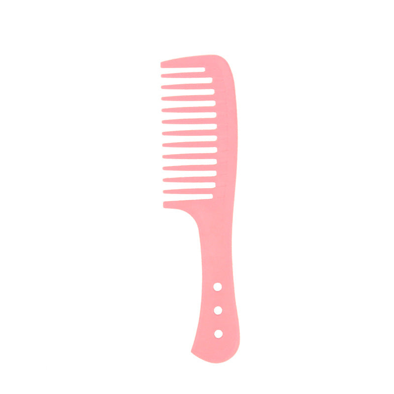 Shop Big Tooth With Hole Handle Tangle Hairdressing Hair Brushes & Combs