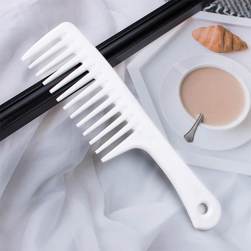 Big Tooth Shampoo Hairdressing Finishing Handle Smooth Hair Brushes & Combs