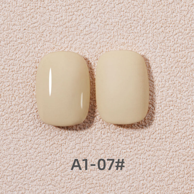 Ice Penetration Flesh Colored Milk Tea Apricot Color Nail Polish